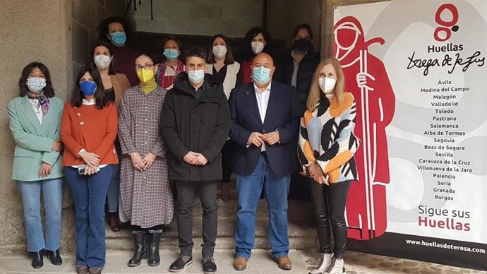 Participantes en la Asamblea General de la Red Huellas de Teresa.