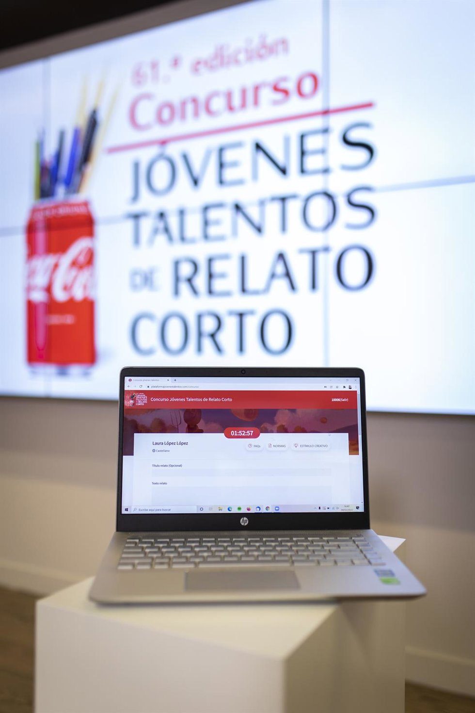 Archivo - Jóvenes Talento de Relato Corto de Coca Cola