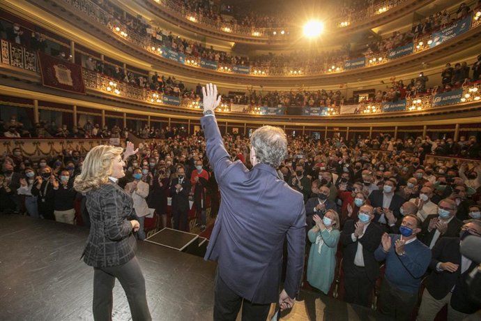 El presidente de la Xunta y candidato a liderar el PP, Alberto Núñez Feijóo