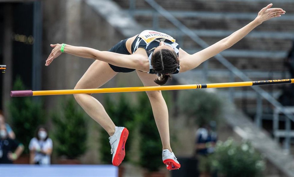 Archivo - La saltadora rusa Mariya Lasitskene, triple campeona del mundo de salto de altura