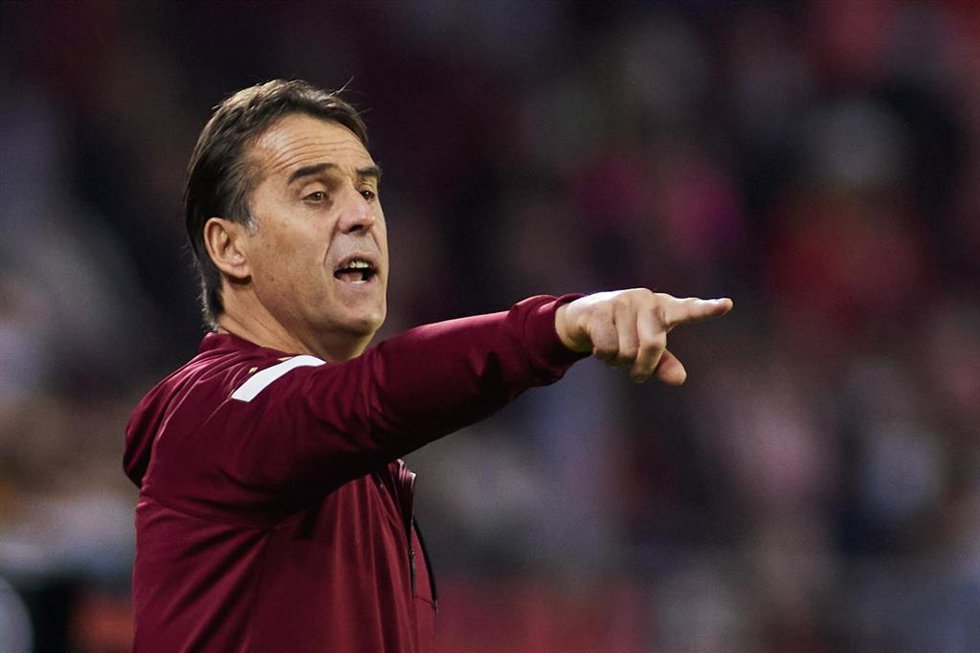 Archivo - Julen Lopetegui, entrenador del Sevilla