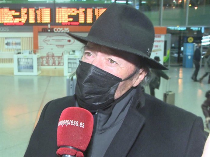 Amador Mohedano, a su llegada a Madrid para reaparecer en el 'Deluxe'