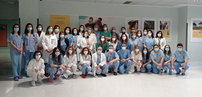 Personal del Servicio de Cardiología del Hospital Miguel Servet.