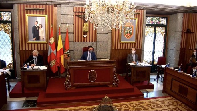 Pleno del Ayuntamiento de Burgos.