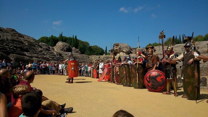 Recreación histórica en Itálica