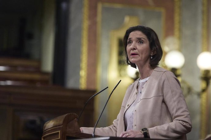 La ministra de Industria, Comercio y Turismo, Reyes Maroto, en imagen de archivo.