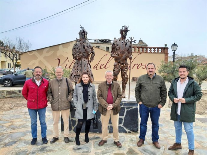 La Diputación de Cáceres se reúne con alcaldes de la comarca de La Jara