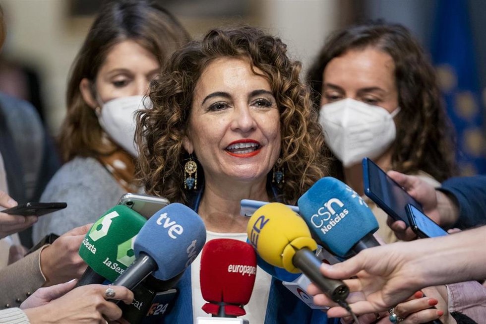 La ministra de Hacienda y Función Pública, María Jesús Montero