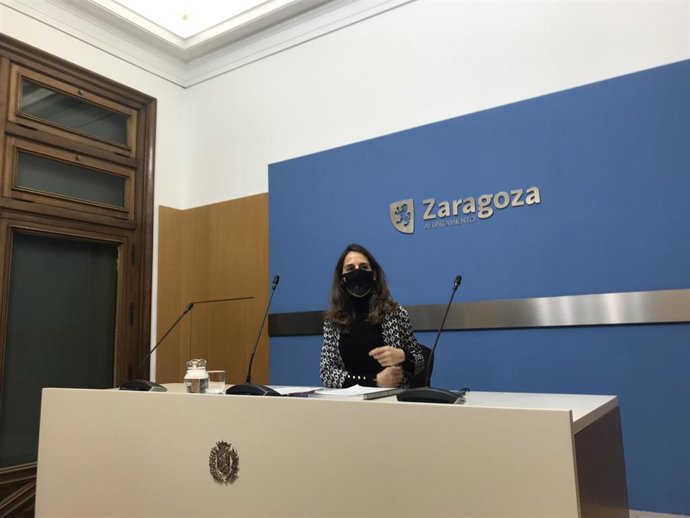 La consejera municipal de Hacienda del Ayuntamienteo de Zaragoza, María Navarro,