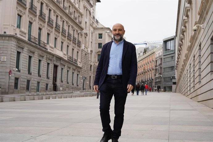 Néstor Rego en el Congreso de los Diputados.