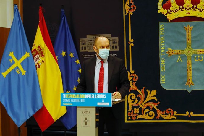 Juan Cofiño en rueda de prensa.