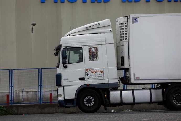 Archivo - Un camión. 