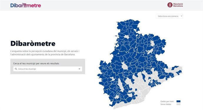 La Diputación de Barcelona habilita una web que recoge la percepción ciudadana de los municipios