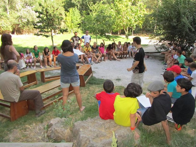 Archivo - Un campamento de verano en una imagen de archivo.