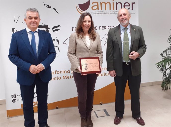 Encarna Freire gana el II Premio de periodismo 'Paco Moreno' sobre minería metálica andaluza de Aminer