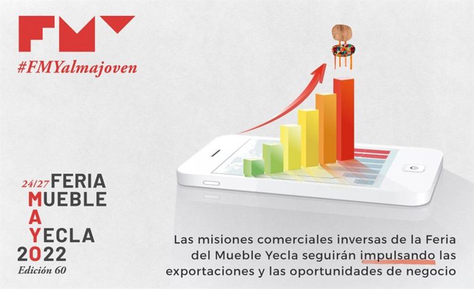 Exportaciones y misiones comerciales internacionales de la Feria del Mueble Yecla