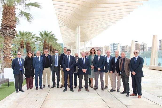 Puertos del Estado conoce los proyectos estratégicos de transformación de las instalaciones malagueñas