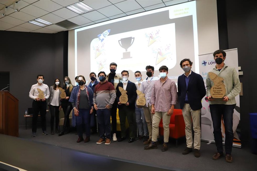 Jurado y ganadores de 'Ideas Loyola'