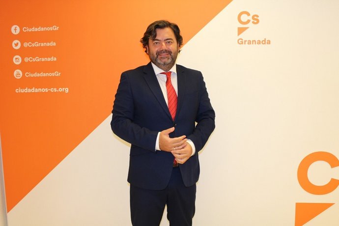 Archivo - El coordinador provincial de Ciudadanos (Cs) en Granada, Joaquín López-Sidro, en imagen de archivo