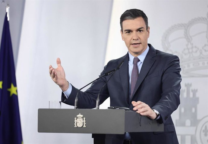 El presidente del Gobierno, Pedro Sánchez
