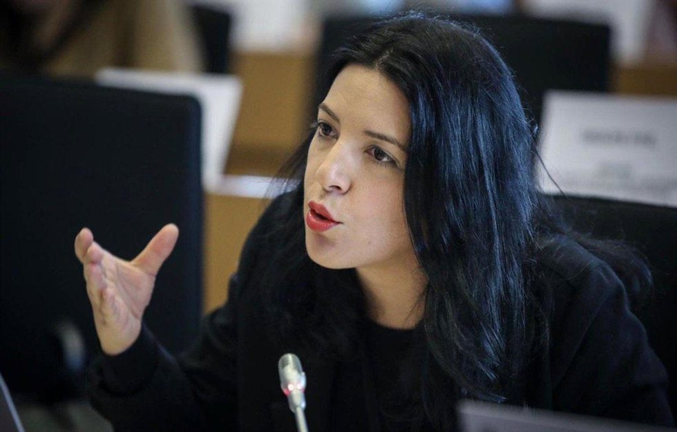 Archivo - La eurodiputada de Podemos Idoia Villanueva