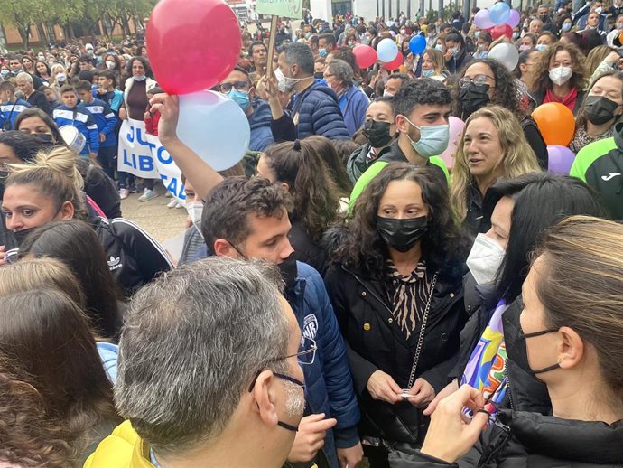 Protesta de los clubes en Camas