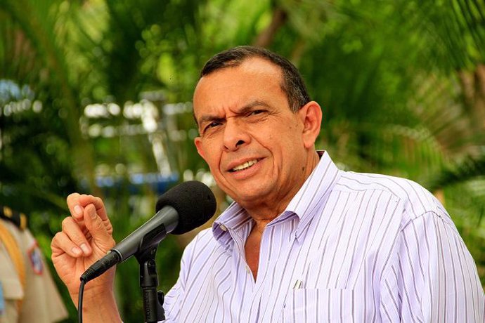 Archivo - El expresidente de Honduras Porfirio Lobo.