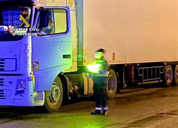 Imagen del camionero denunciado