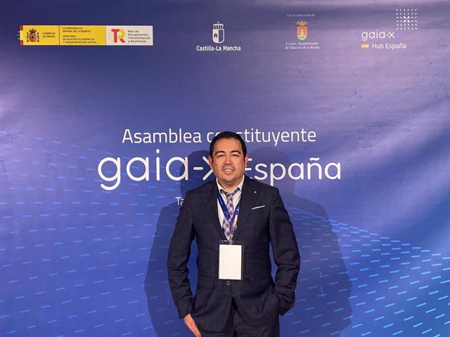 El murciano José Hernández, presidente de la Federación de Digitalización y Blockchain (FNDB) en la asamblea constituyente de Gaia-X España