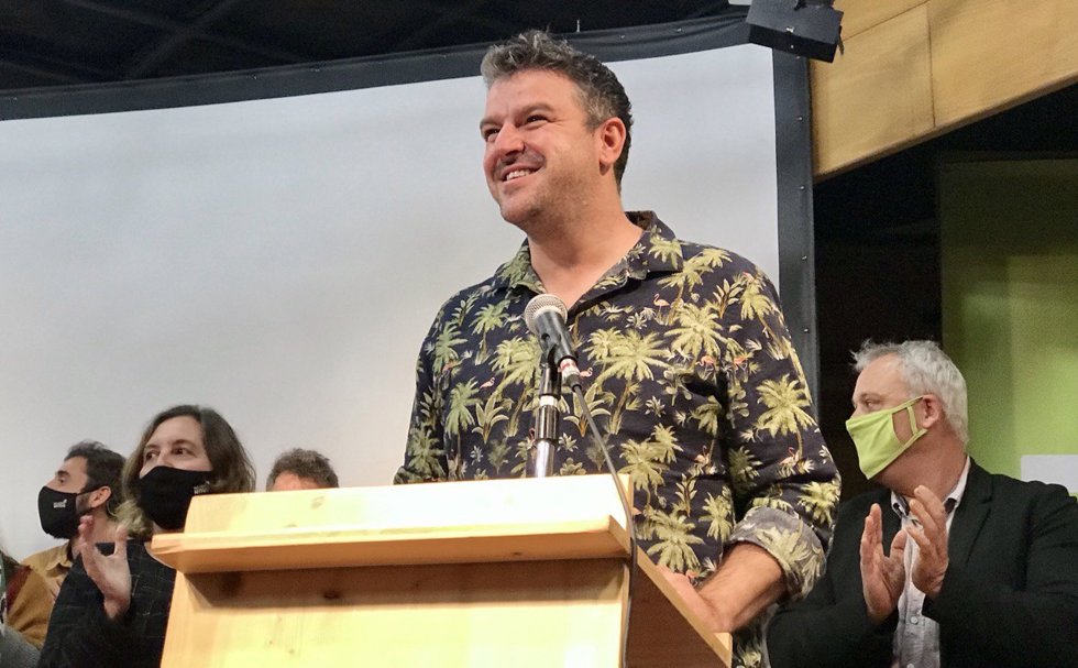 El coordinador de MÉS per Mallorca, Lluís Apesteguía.