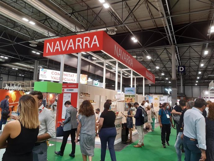Stand de Navarra en una de las ferias agroalimentarias.