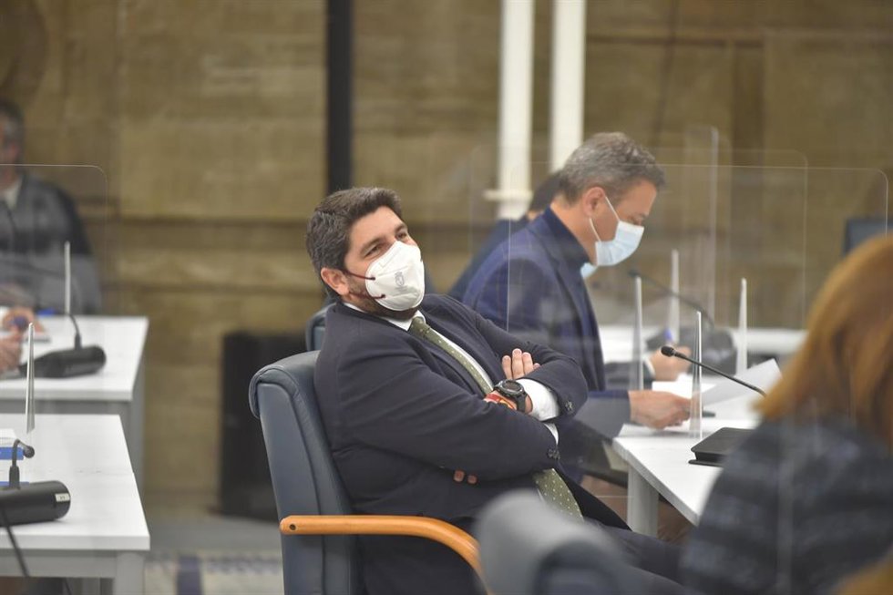 El presidente de la Región de Murcia, Fernando López Miras.