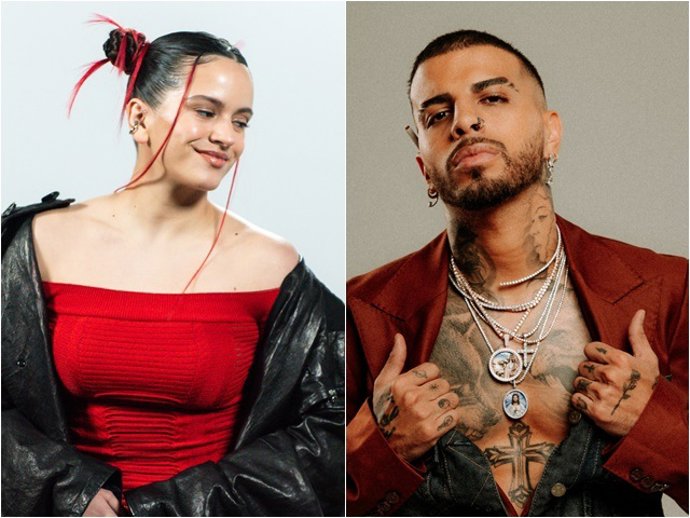 Rosalía y Raw Alejandro en un fotomontaje realizado por Europa Press.