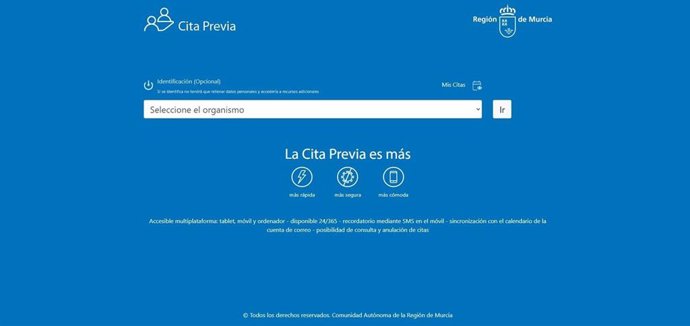 Imagen Del Portal Citaprevia.Carm.Es