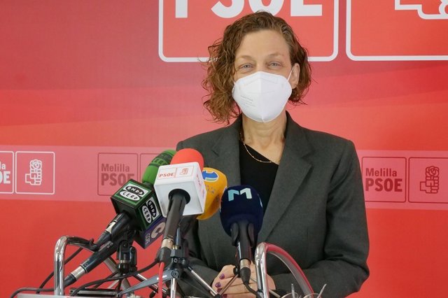 La secretaria general del Partido Socialista de Melilla, Gloria Rojas