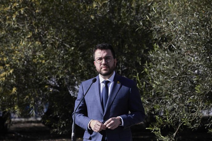 El presidente de la Generalitat, Pere Aragons