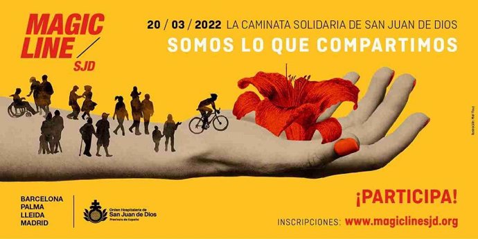 Más de 600 personas participan mañana en la caminata solidaria Magic Line San Juan de Dios en Madrid