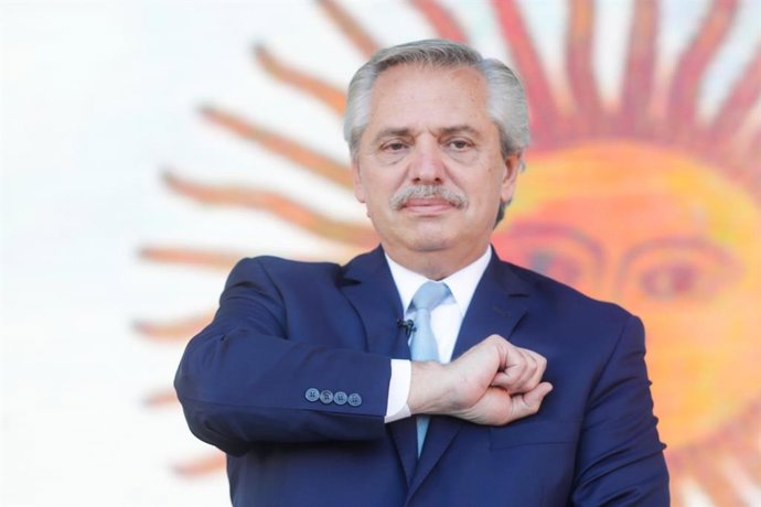 El presidente de Argentina, Alberto Fernández