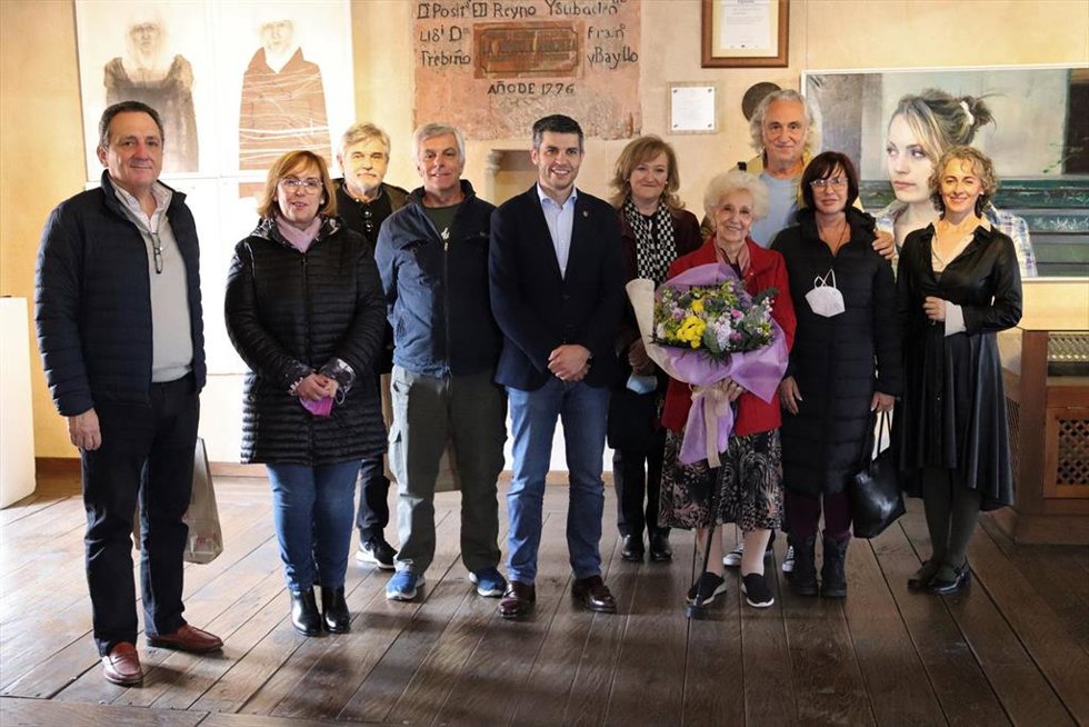 La presidenta de las 'Abuelas de Plaza Mayo', Estela de Carlotto, ha visitado Campo de Criptana.