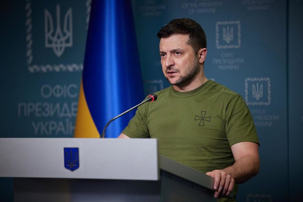 El presidente de Ucrania, Volodimir Zelenski