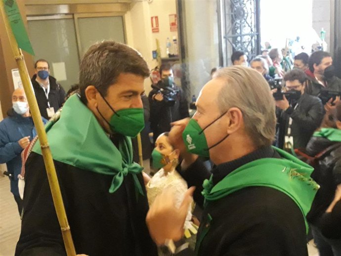 Carlos Mazón junto a Alberto Fabra