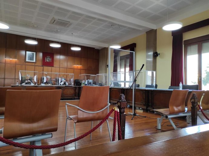 Archivo - Sala de vistas de la Audiencia de Jaén