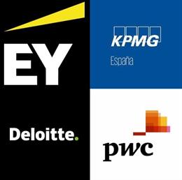 Archivo - EY, KPMG, Deloitte y PwC son las denominadad 'Big Four'.