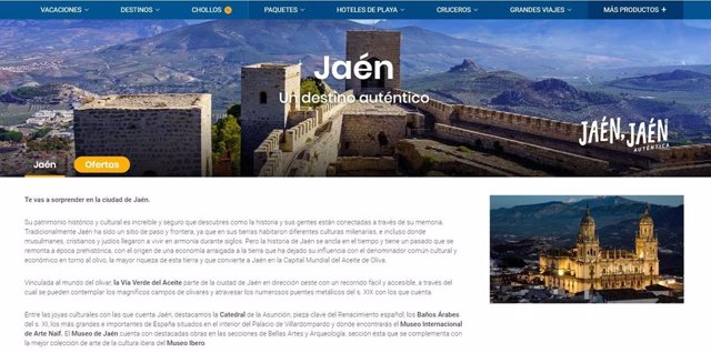 Ayuntamiento se alía con Logitravel para promocionar Jaén como destino único y prevé 40 millones de impactos