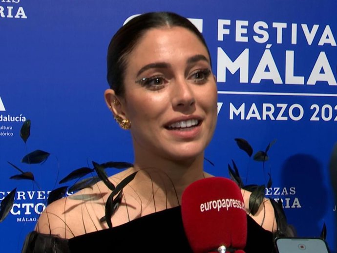 Blanca Suárez durante la presentación de 'El test' en la 25 edición del Festival de Cine de Málaga.