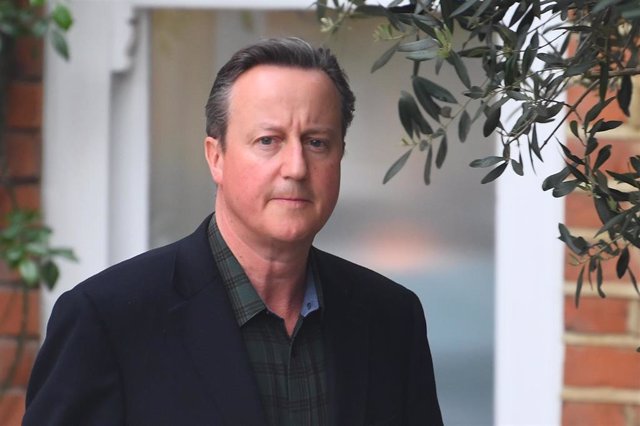 Archivo - El exprimer ministro británico David Cameron 