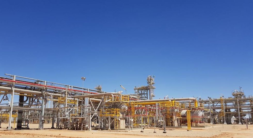 Archivo - Campo de gas en Argelia
