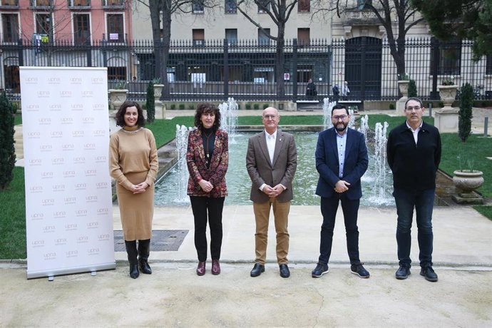 Iosune Pascual, Cristina Bayona, Bernardo Ciriza, Jesús María Rodríguez y Ángel Labiano.