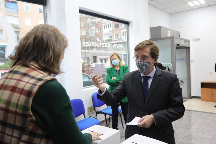 El alcalde de Madrid, José Luis Martínez-Almeida.