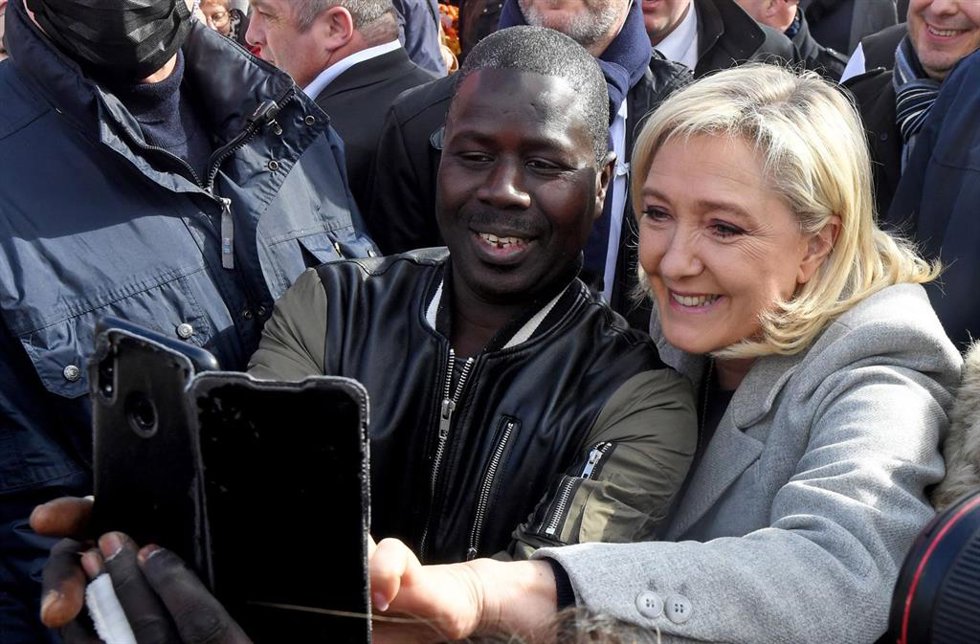 Marine Le Pen, líder de Agrupación Nacional